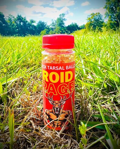 DEER PIMP™ All Season Scrape Kit with ROID Rage – Scented Mock Scrape Rope by Real Deer + Roid Rage Buck Tarsal Ballz Lure for Rut & Whitetail Attraction in Saudi Arabia