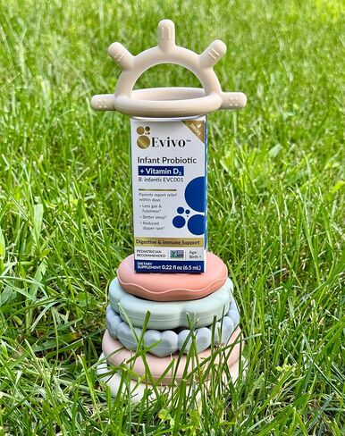 Evivo Award Winning Probiotic Powder for Infants | Ages 0-36 Months | Helps with Colic Symptoms, Gas, Stools & Fussiness | Tasteless Powder | 7pack - 1 Week | 8 Billion CFU in Saudi Arabia