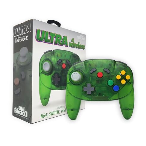 Old Skool ULTRA Wireless 64 Controller Compatible with Nintendo 64 (N64), Switch, Switch 2, PC and Analogue 3D - Grey in Saudi Arabia