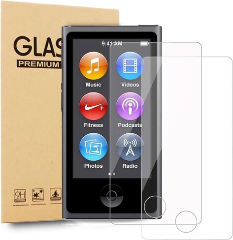 (2-Pack) High-Definition Clear Tempered Glass Screen Protector for iPod Nano 7th & 8th Generation – Scratch-Resistant & Impact Protection in Saudi Arabia