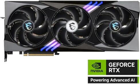 بطاقة رسومات msi GeForce RTX 5090 Gaming Trio OC Triple Fan، 32 جيجا GDDR7، 3352 AI Tops، DLSS 4، إنشاء محتوى AI، استدلال LLM محلي، 28 جيجابت في الثانية، 512 بت، DP 2.1b x3، HDMI 2.1b، مع حامل GPU in Kuwait