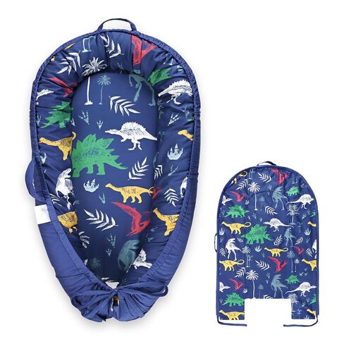 Hooyax Baby Lounger Cover Only, 100% Cotton Newborn Nest Cover, Soft Portable Baby Nest Replacement Cover for Boys Girls, Breathable Infant Lounger Covers, Baby Essential (Bow Flower) in Saudi Arabia