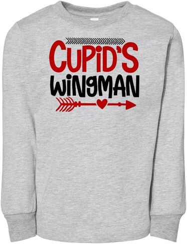 Cupids Wingman Toddler Kids Long Sleeve T-Shirt in Kuwait