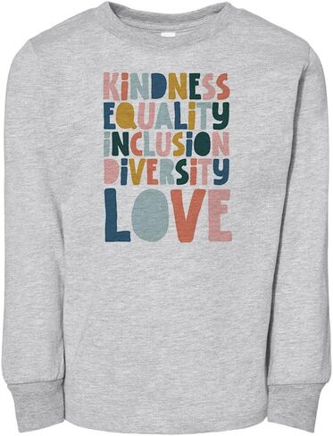 تي شيرت للأطفال الصغار بأكمام طويلة من Kindness Equality in Saudi Arabia
