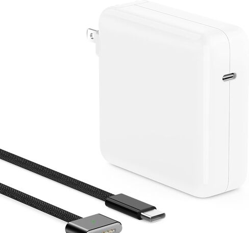 شاحن 140 وات لجهاز MacBook Pro 16 14 بوصة Mac Air 15 13.6 بوصة 2025 2024 2023 2022 2021 M4 M3 M2 M1، كابل USB C بطول 6.6FT إلى مغناطيسي 3 مع LED، PD 3.1/3.0، مدمج، مغناطيسي قوي، جودة أصلية in Kuwait