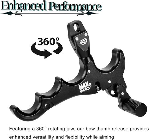 DD Bow Release Archery Release 360° Rotatable Thumb Release for Compound Bow in Kuwait