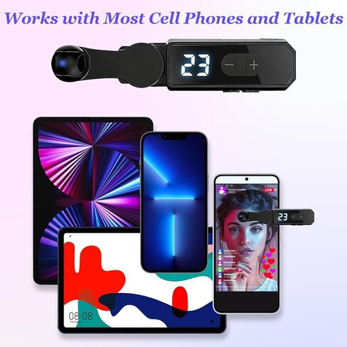 Auto Clicker for Smart Phone, Phone Screen Device Speed Clicker, Fast Click Simulation Finger Continuous Click for Phone Apps Game Live Broadcasts Likes, Adjustable Speed Physical Clicker in Saudi Arabia
