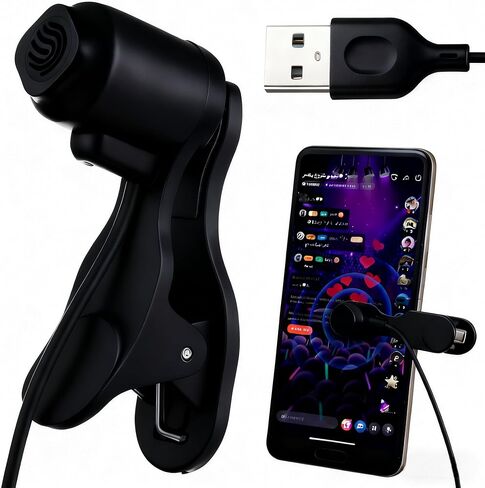 أداة النقر على شاشة الهاتف USB من jojofuny للبث المباشر - جهاز النقر التلقائي على شاشة الهاتف المحمول مع حساسية عالية لمهام مكافأة الألعاب ومحاكاة صنبور الإصبع المستمر in Kuwait