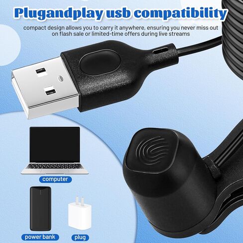 أداة النقر على شاشة الهاتف USB من jojofuny للبث المباشر - جهاز النقر التلقائي على شاشة الهاتف المحمول مع حساسية عالية لمهام مكافأة الألعاب ومحاكاة صنبور الإصبع المستمر in Kuwait