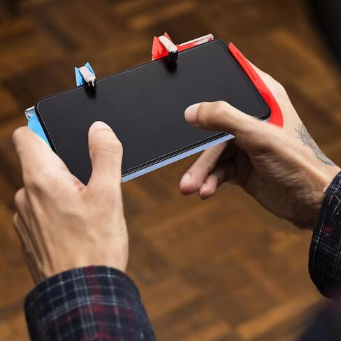 DOITOOL Mobile Game Controller Trigger for Phone Mobile Joystick Lightweight Gamepad Accessory with Physical Buttons Compatible with Most Smartphones for Enhanced Shooting Gameplay in Kuwait
