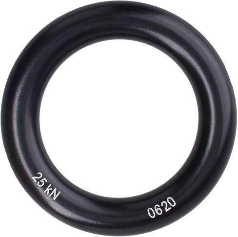 YAPJEB Rappel Ring 25kN لتسلق الصخور، أرجوحة الإنقاذ على شكل O، حبل رابيلينج وحلقة Slackline، معدات توفير الاحتكاك in Kuwait