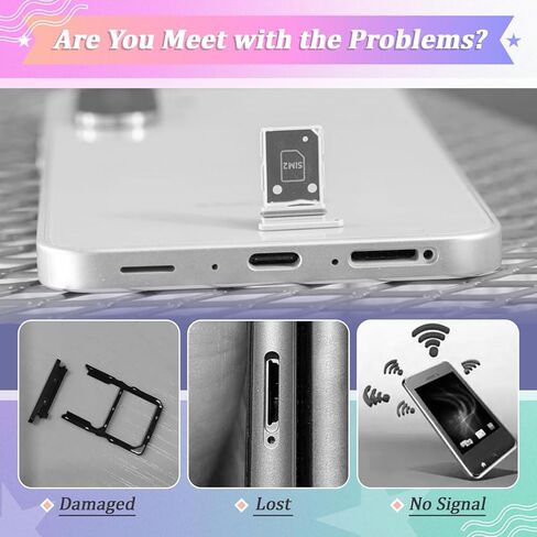 2PCS SIM Card Tray for Samsung Galaxy S22 Ultra 5G SIM Card Slot Holder Replacement for Samsung S22 Ultra 5G SM-S908U S908U1 with Open Eject Pin in Kuwait