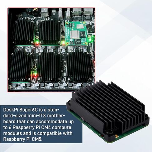 GeeekPi سبائك الألومنيوم CNC المبرد السلبي لوحدة حساب Raspberry Pi 5 in Saudi Arabia