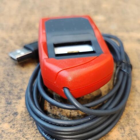 ماسح ضوئي USB لبصمات الأصابع البيومترية من Morpho MSO 1300 E3 مع خدمة RD، أحمر in Kuwait