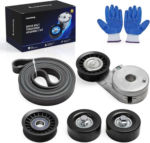 Drive Belt Tensioner Pulley Kit for Suzuki Grand Vitara 2.4L L4 2009-2013, for SX4 2.4L L4 2010-2013, 36323, 1341A005, 1754054L00, 17540-54L00-000 in Saudi Arabia