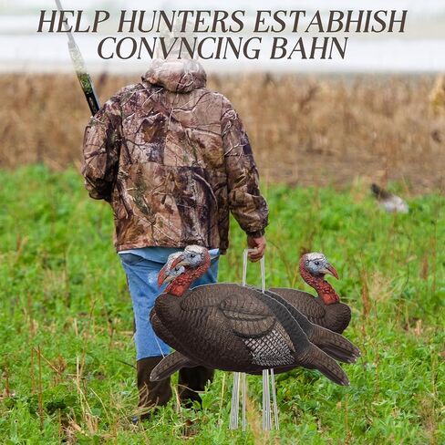 Novabright 5 قطعة 2D تركيا الأفخاخ الصيد حصة-خفيفة الوزن تركيا الأفخاخ قابلة للطي-القطب المحمولة لاستبدال حصة in Kuwait