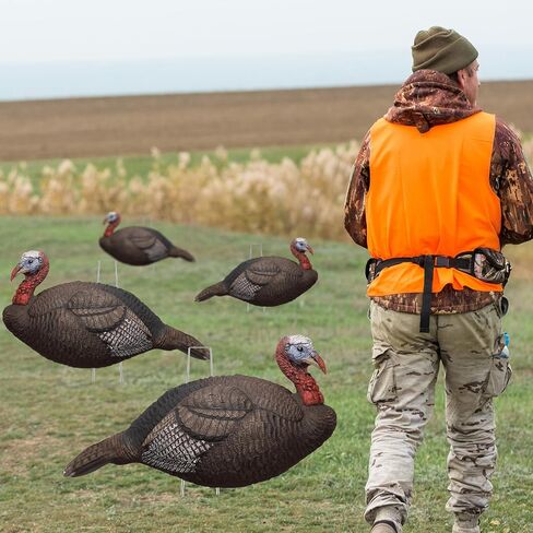 Novabright 5 قطعة 2D تركيا الأفخاخ الصيد حصة-خفيفة الوزن تركيا الأفخاخ قابلة للطي-القطب المحمولة لاستبدال حصة in Kuwait