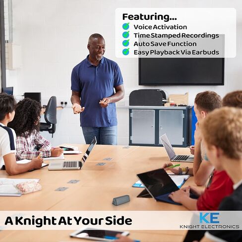 بطارية SNYPER تدوم لمدة 28 يومًا + مشغل MP3 بسعة تخزين 128 جيجابايت / 1600 ساعة ومسجل صوتي من شركة Knight Electronics. مسجلات الصوت الرقمية ومسجل الصوت لما تحتاجه بالضبط. جرابادورا دي فوز in Kuwait