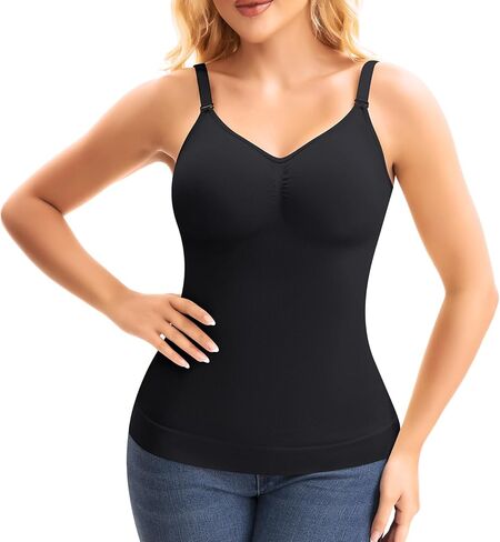JOYSHAPER Shapewear for Women Tank Tops Tummy Control Shapewear Camisole V-Neck Cami Shaper Compression Tanks in Saudi Arabia