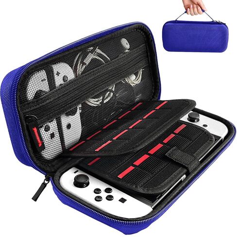 daydayup Switch Carrying Case Compatible with Nintendo Switch 2, with 24 Games Cartridges Protective Hard Shell Travel Carrying Pouch DS Case Green in Kuwait