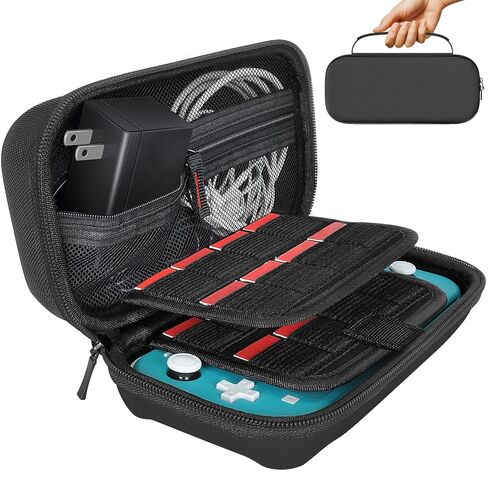daydayup Switch Carrying Case Compatible with Nintendo Switch 2, with 24 Games Cartridges Protective Hard Shell Travel Carrying Pouch DS Case Green in Kuwait