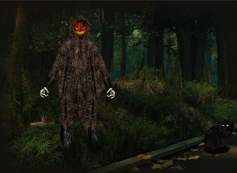 Ginsco 3D Leafy Camo Poncho Camoflage Woodland Cape Lightweight Ghillie Suit for Men, Ghillie Hood for Turkey Hunting Bird Watching Military Training Outdoor Airsoft Wildlife Photography Halloween in Kuwait