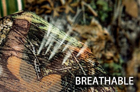 Ginsco 3D Leafy Camo Poncho Camoflage Woodland Cape Lightweight Ghillie Suit for Men, Ghillie Hood for Turkey Hunting Bird Watching Military Training Outdoor Airsoft Wildlife Photography Halloween in Kuwait