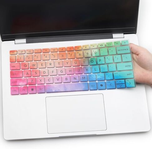 غطاء لوحة المفاتيح لجهاز HP EliteBook Ultra G1i 14، HP OmniBook Ultra Flip 2 في 1 كمبيوتر محمول Next Gen AI PC 14 بوصة 14t-fh000، 14-fh0047nr، 2024 HP Spectre x360 2 في 1 كمبيوتر محمول 16 بوصة 16-aa 16t-aa لوحة مفاتيح ملونة in Saudi Arabia