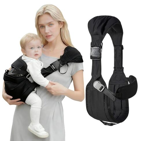 Baby Sling Carrier,Baby Carrier Newborn to Toddler,Adjustable Lightweight Toddler Carrier 25-60 lbs,Ideal for Home,Shopping,and Travel in Saudi Arabia