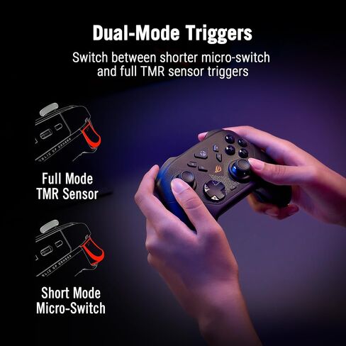 وحدة تحكم الألعاب ASUS ROG Raikiri II Xbox اللاسلكية - 2.4 جيجا هرتز/BT/3.5 ملم، وعصا تحكم TMR، وقبضة مضادة للانزلاق، وحقيبة سفر، وبطارية تصل إلى 50 ساعة، وتكوين قائم على الويب - لأجهزة Xbox Series X|S، وROG Ally، والكمبيوتر الشخصي in Kuwait