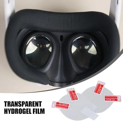 قطعتان من غشاء عدسة Vr الشفاف لـ Quest 3، واقي غطاء عدسة vr لـ Quest 3، فيلم بديل، غطاء عدسة مضاد للخدش، ملحقات فيلم بديلة لسماعات الواقع الافتراضي للكمبيوتر الشخصي in Saudi Arabia