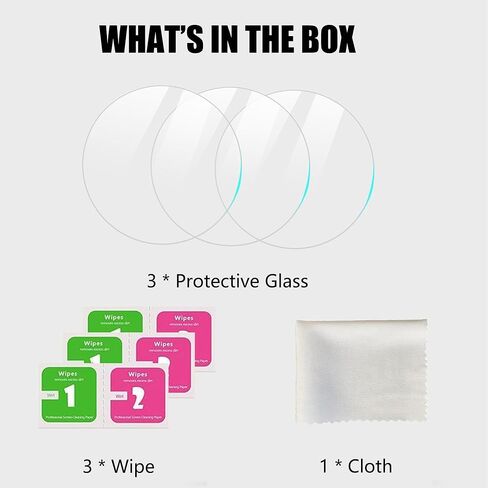 Lamshaw RG406H Retro Handheld Game Screen Protector, 9H Tempered Glass Screen Protector Film Compatible with RG406H Retro Handheld Game Console 4 Inch (Glass-3 Pack) in Kuwait