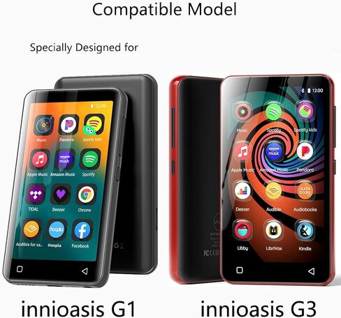 لinnioasis G1 حامي الشاشة | لواقي الشاشة innioasis G3، [عبوتان] طبقة TPU شفافة وناعمة عالية الدقة [مضادة لبصمات الأصابع] [مضادة للخدش] [خالية من الفقاعات] متوافقة مع مشغل MP3 G1 / G3 (4.0 بوصة) in Kuwait