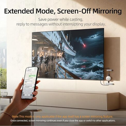 محول إرسال HDMI لاسلكي من llano T1، موسع لاسلكي لبث الوسائط والفيديو/الصوت/الملفات HDMI من الكمبيوتر المحمول والكمبيوتر الشخصي والهاتف الذكي إلى شاشة عرض HDTV، 1080 بكسل عند 30 هرتز in Saudi Arabia