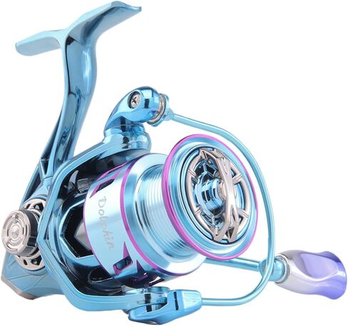 HAUT TON Dolphin Advance Edition Spinning Reel,5.2:1Gear Ratio,22LBS,5+1BB,Backlash Free Bearing,Sealed Drag System,Saltwater,Freshwater Fishing Reels in Saudi Arabia