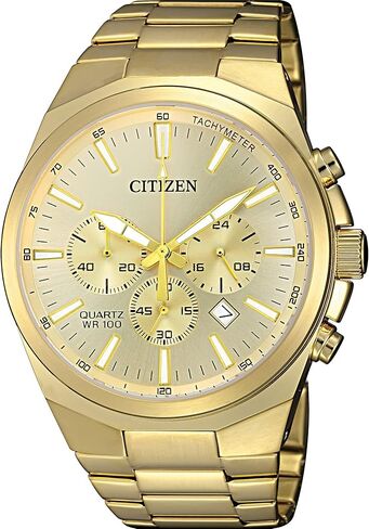 Watch Citizen Quartz Mens ، الفولاذ المقاوم للصدأ ، كلاسيكي ، أسود (طراز: AN8175-55E) in Kuwait