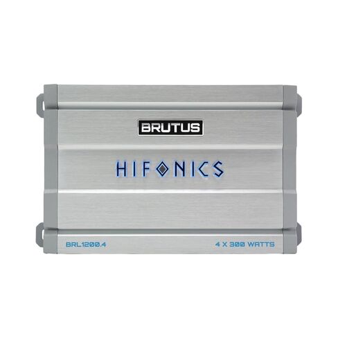 Hifonics Brutus BRL1200.4 مضخم صوت للسيارة رباعي القنوات يوفر 1200 وات RMS مع مقياس الأشعة فوق البنفسجية المدمج ونظام إدارة الطاقة الذكي. in Kuwait