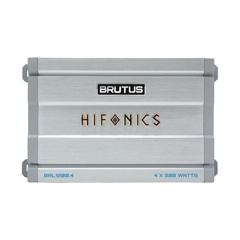 Hifonics Brutus BRL1200.4 مضخم صوت للسيارة رباعي القنوات يوفر 1200 وات RMS مع مقياس الأشعة فوق البنفسجية المدمج ونظام إدارة الطاقة الذكي. in Kuwait