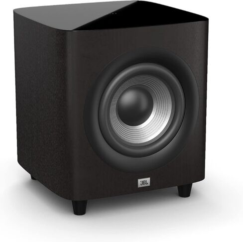 JBL Studio 650P, Dark Wood - Powered Subwoofer - 10" PolyPlas Cone Woofer with Dual Down-Firing Tuned Ports & 250w Rms Amplifier in Saudi Arabia