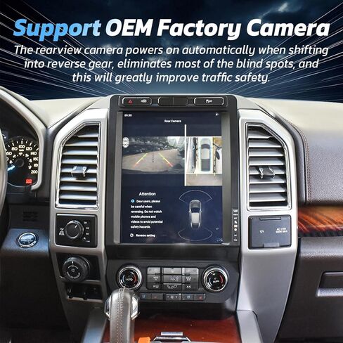 راديو سيارة Android 13 مقاس 12.1 بوصة لسيارة Ford F150 2015-2022 F250 F350 F450 2017-2022، ترقية ستريو السيارة Snapdragon 665، وحدة رأس شاشة تعمل باللمس طراز Tesla Carplay، Android Auto، WiFi، 4G، AM FM، تمهيد سريع in Saudi Arabia
