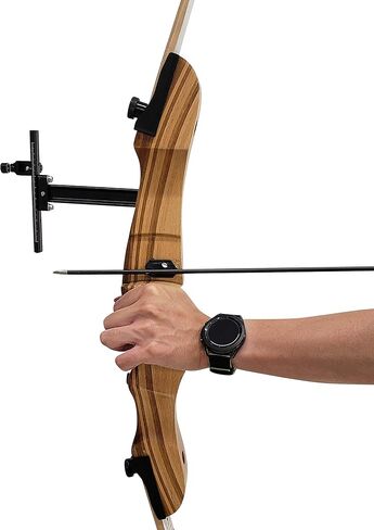 SAS Archery Recurve Bow CNC Target Sight T Shape Adjustable with Ring and Single Fiber Optical Pin Sight Aluminum Detachable for Compound Competition Olympic Style Hunting Practice Range RH or LH in Saudi Arabia
