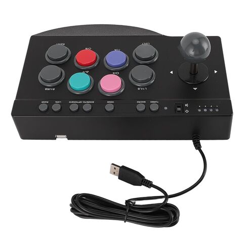 Diyeeni Arcades Joystick, Fighting Stick Controller with USB Port, Turbo and Macro Functions, Dual Mode, 8 Large Buttons & Rubber Handrest, for Android TV Box, Wins 7 8 10 in Saudi Arabia