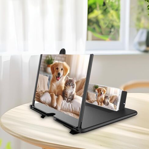 Portable Screen Magnifier - Lens Foldable HD | Smartphone and Tablet Screen Magnifier for Watching Movies, Reading, and Desk Entertainment at Home or Office in Saudi Arabia