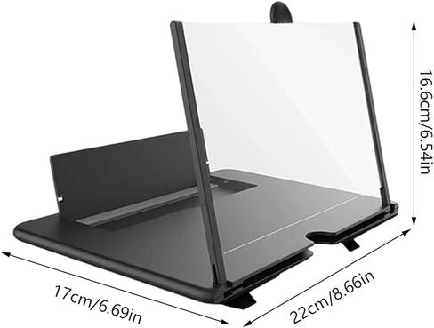 Portable Screen Magnifier - Lens Foldable HD | Smartphone and Tablet Screen Magnifier for Watching Movies, Reading, and Desk Entertainment at Home or Office in Saudi Arabia