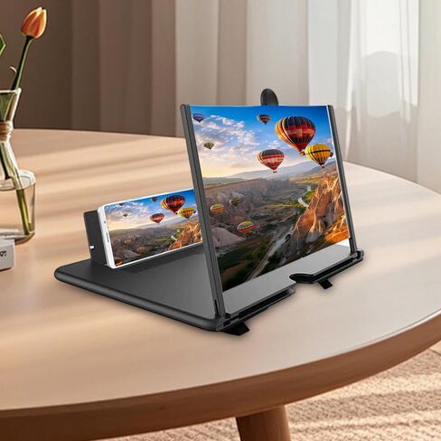 Portable Screen Magnifier - Lens Foldable HD | Smartphone and Tablet Screen Magnifier for Watching Movies, Reading, and Desk Entertainment at Home or Office in Saudi Arabia