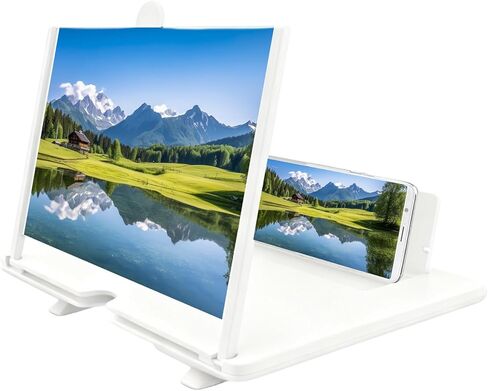 Portable Screen Magnifier - Lens Foldable HD | Smartphone and Tablet Screen Magnifier for Watching Movies, Reading, and Desk Entertainment at Home or Office in Saudi Arabia