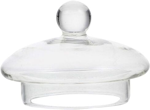Kichvoe Clear Glass Teapot Lid Replacement Heat-Resistant Small Tea Pot Lid Accessory for Family Camping and Outdoor Tea Brewing in Saudi Arabia