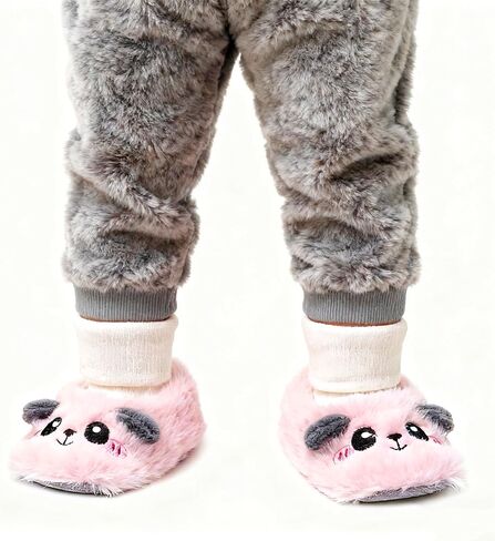 Unisex Baby Cotton Fleece Booties Newborn Boys Girls Plush Cotton Socks Soft Sole Warm Winter Infant Slippers Toddler Crib Shoes in Saudi Arabia