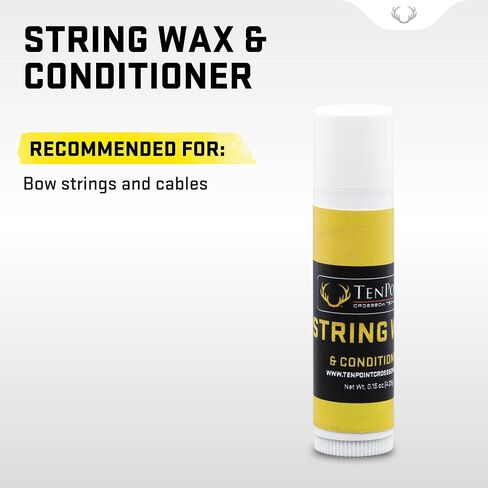 شمع وبلسم سلسلة TenPoint - يعمل على تشحيم وتجديد وإطالة عمر خيوط وكابلات القوس والنشاب - مصنوعة من مكونات طبيعية بالكامل in Kuwait