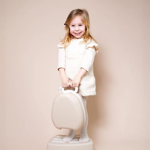 My Carry Potty - نونية السفر باللون البيج الطبيعي، مقعد مرحاض محمول للأطفال حائز على جوائز يمكن للأطفال اصطحابه إلى كل مكان in Saudi Arabia